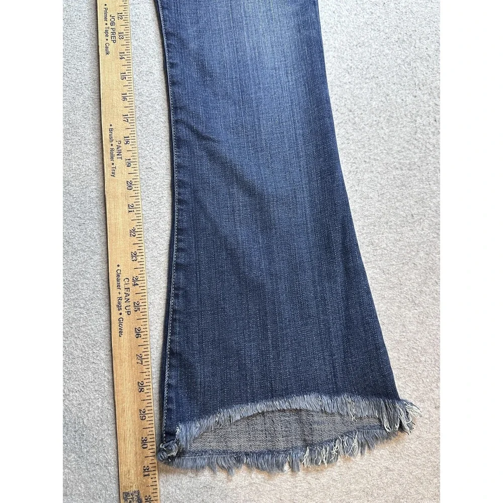 Current/Elliott Flip Flop Bootcut Jeans Womens 32‎ Blue Med Wash Mid Rise 28x29